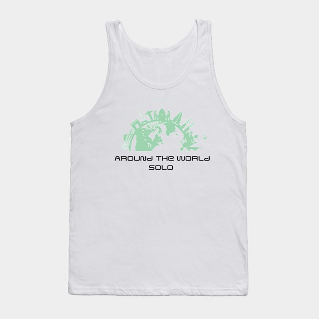 Around The World Solo Tank Top by Marvellous Tees 